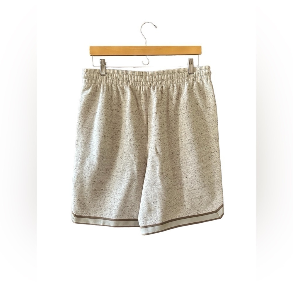 Dicks Sporting Goods Size 1X Speckled Oatmeal Shorts with Brown and Gray Trim - Picture 7 of 11